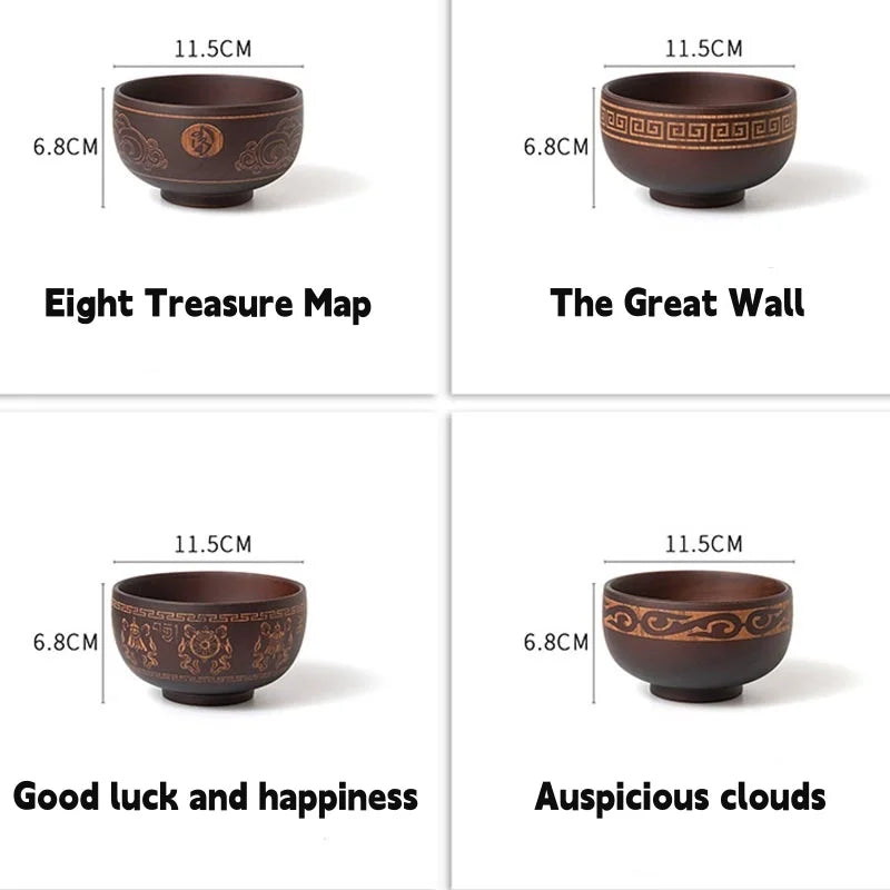 Japanese Style Wooden Soup Bowl | Eco-Friendly Dining Essential