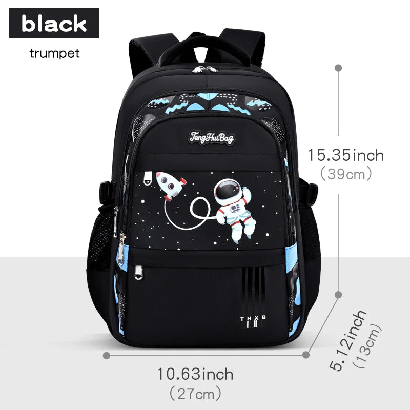 Waterproof Astronaut-Inspired Schoolbag for Boys | Ages 6-12