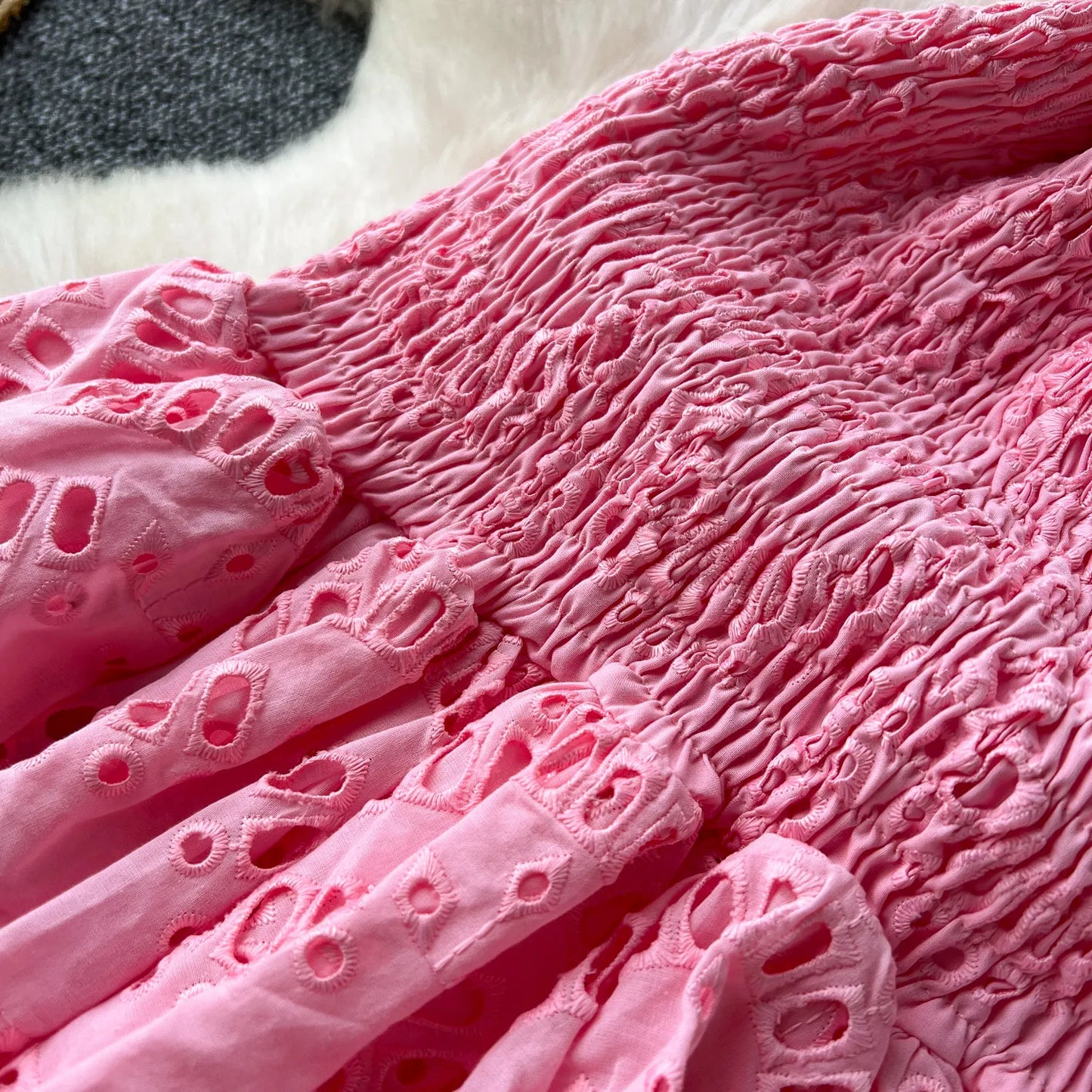 Chic Vintage Sleeveless Pleated Tube Dress for Summer Parties