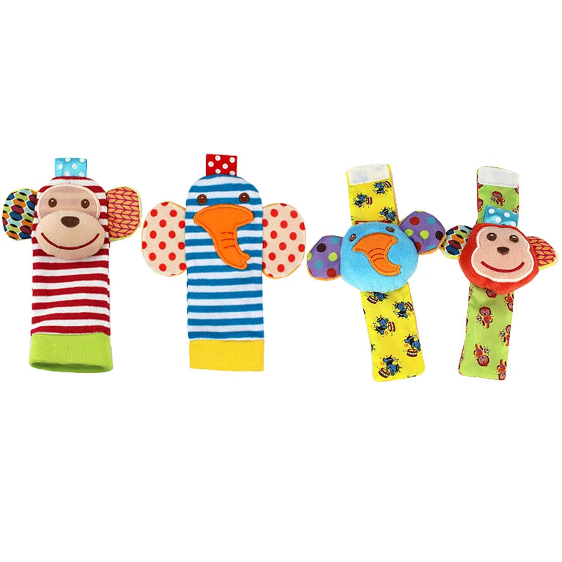 Cute Baby Rattle Socks Set for Infants | Fun and Safe Toys