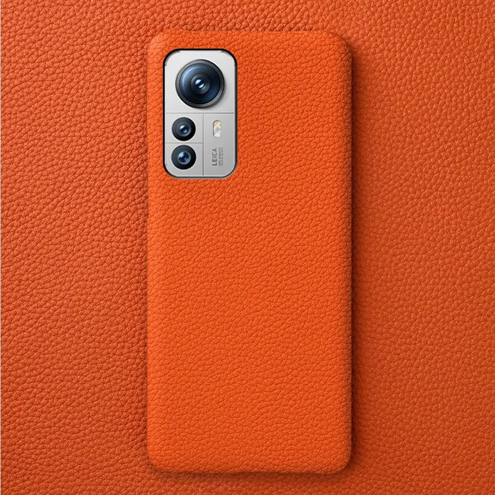 Luxury Genuine Leather Case for Xiaomi Phones | Shockproof Protection