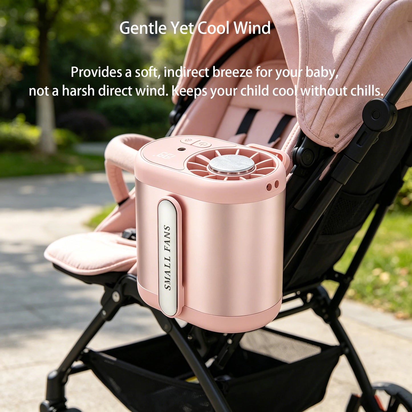 High Speed Adjustable Ice-Cool Waist Fan | Portable Cooling Solution