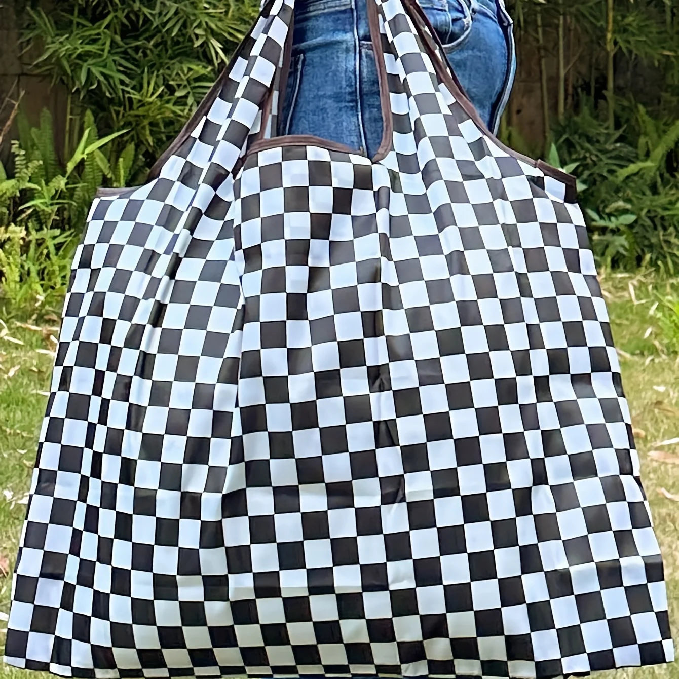 Bolso de Hombro de Gran Capacidad | Bandolera Ligera y Plegable