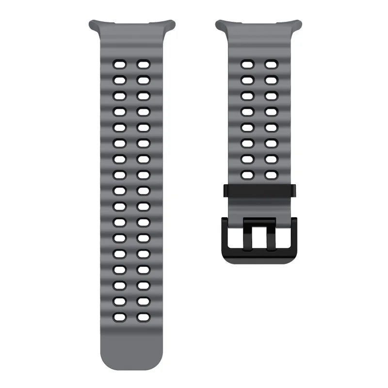 Silicone Sports Strap for Galaxy Watch | Breathable Marine Band