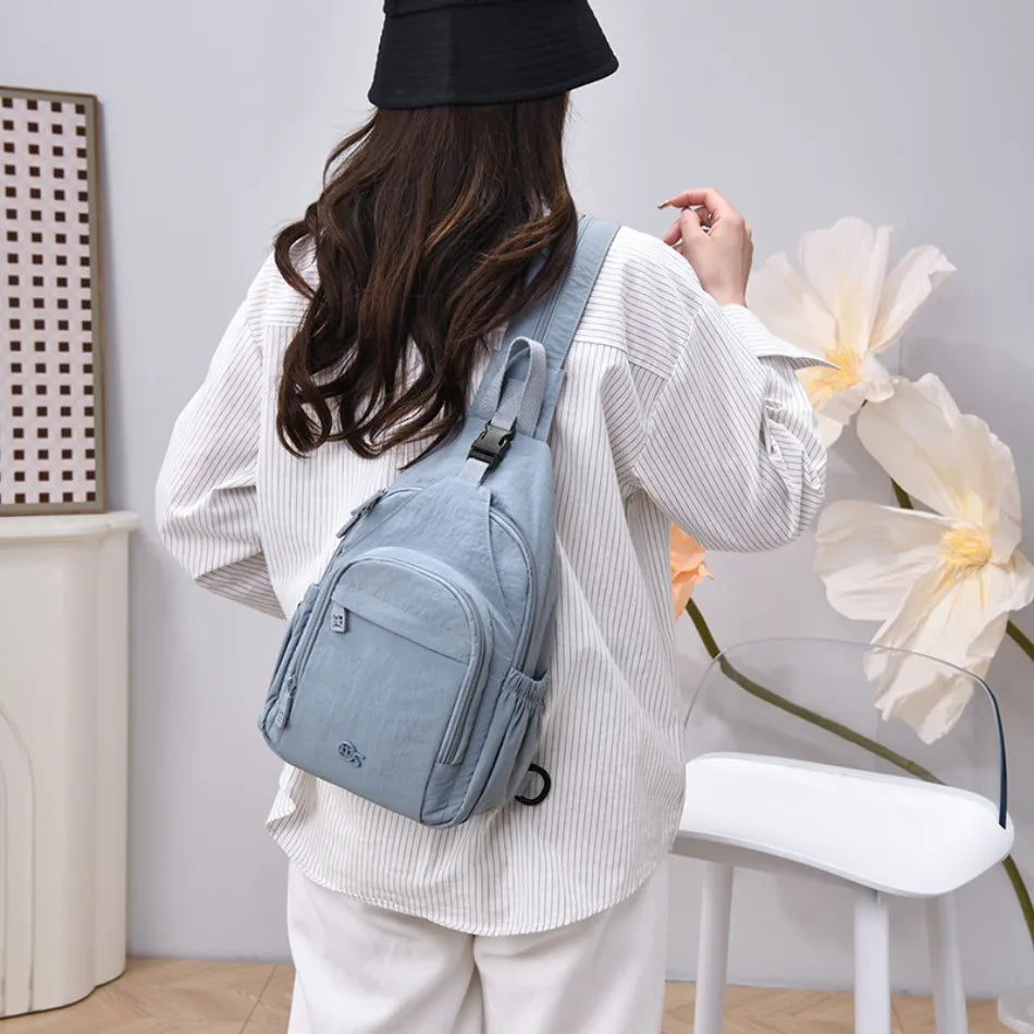 Women's 3-in-1 Convertible Shoulder Chest Bag & Backpack