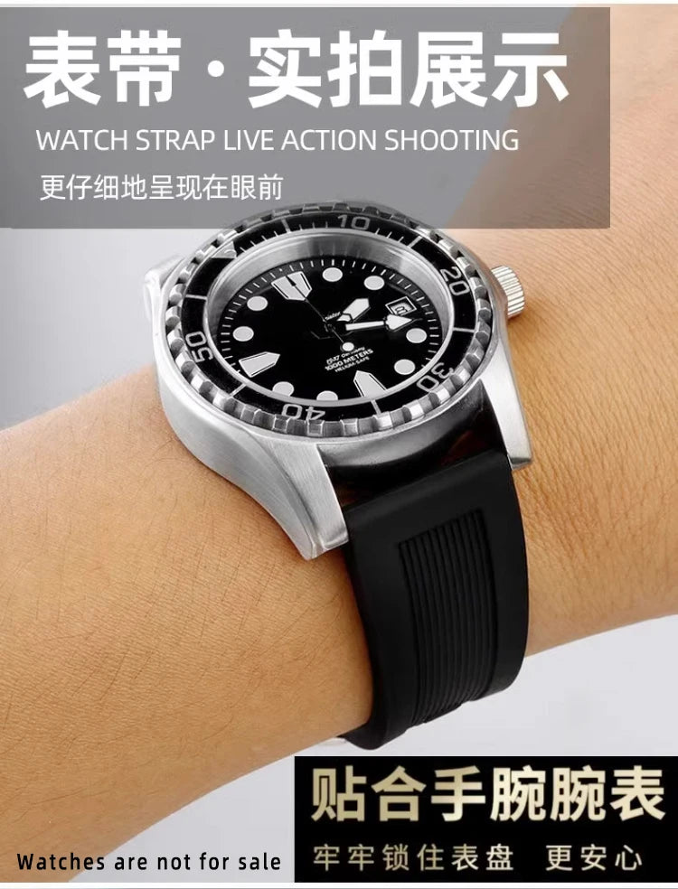 Versatile Silicone Watch Strap | Comfortable & Stylish Design