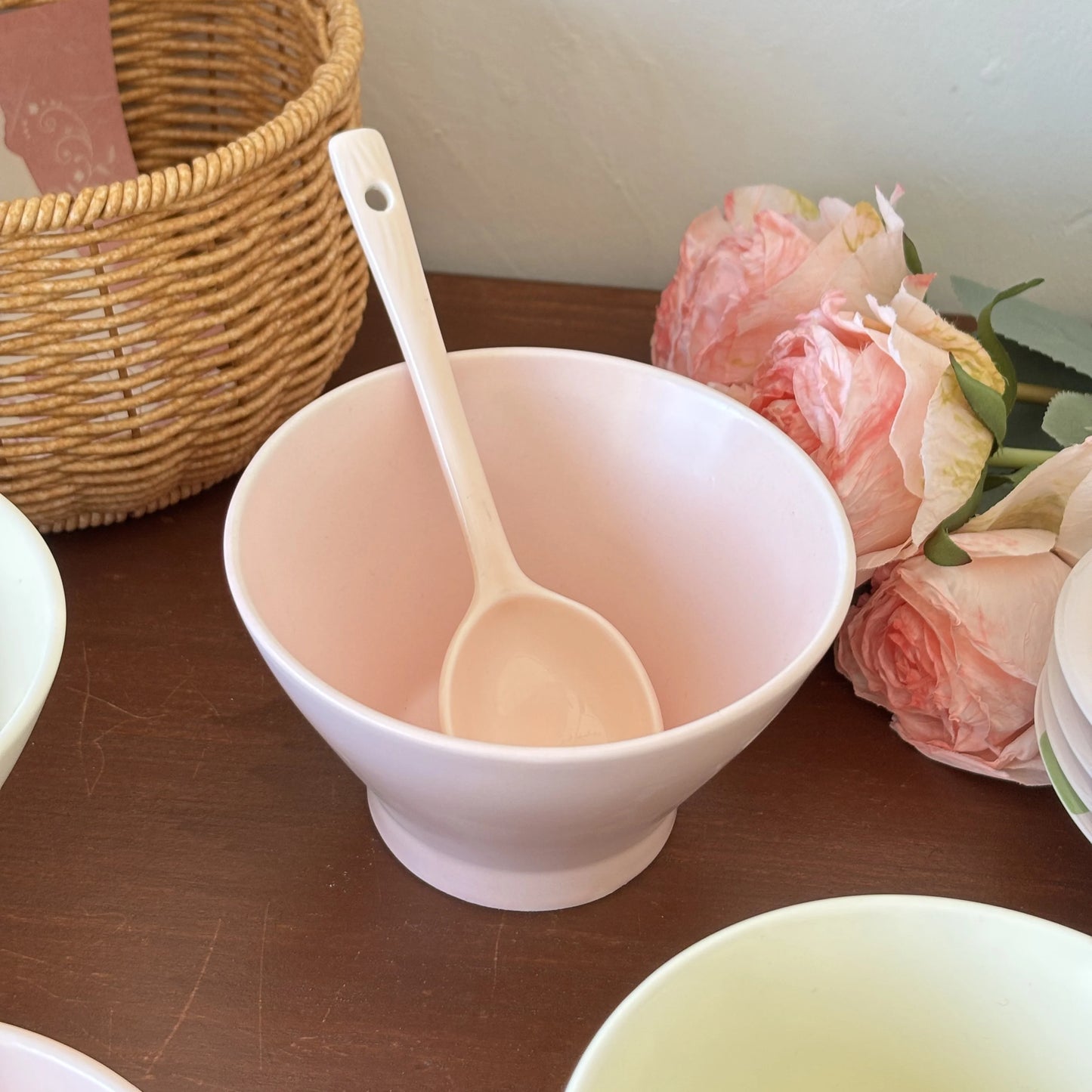 Multipurpose Ceramic Hat Bowl Set with Spoon | Perfect for All Meals