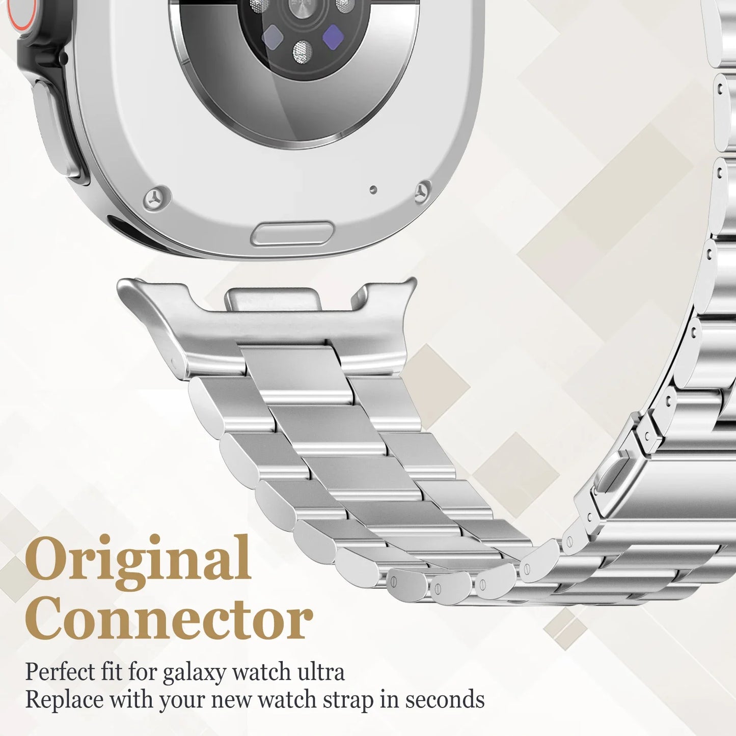 Premium Stainless Steel Watch Strap for Versatile Styles