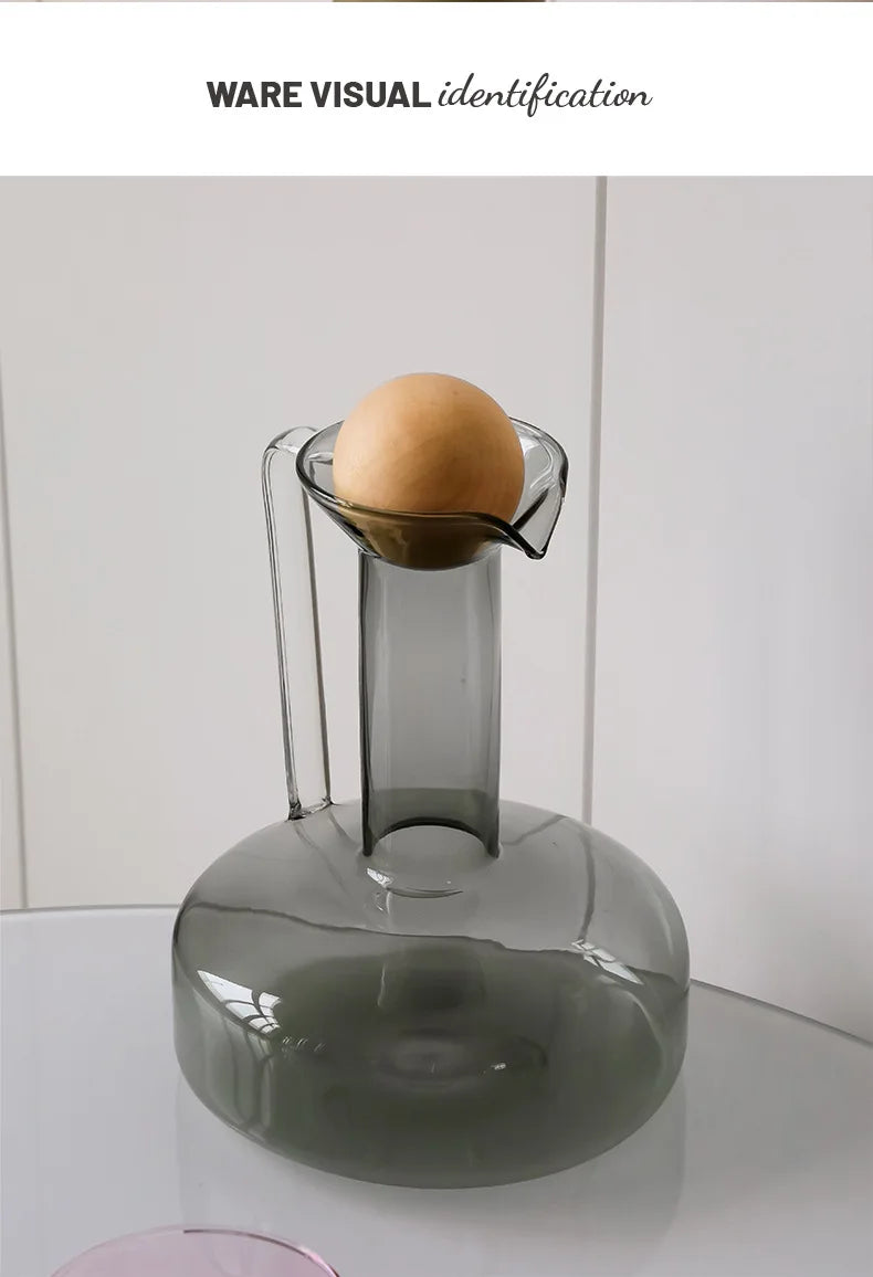 1500ml Nordic High-Temperature Glass Kettle | Creative Juice Set