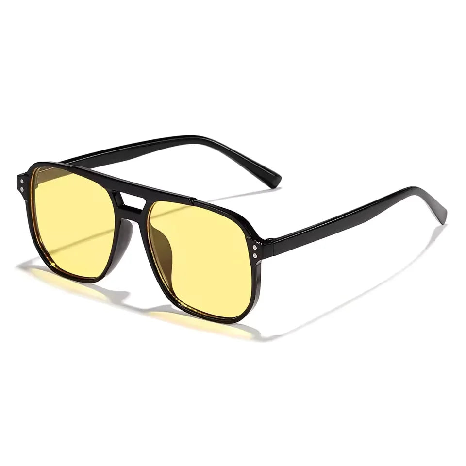 Vintage Unisex Big Sunglasses | Retro UV400 Square Shades