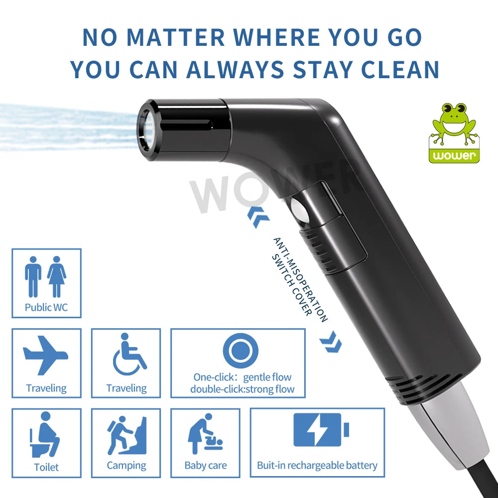 Portable Electric Bidet | Rechargeable Handheld Hygienic Spray