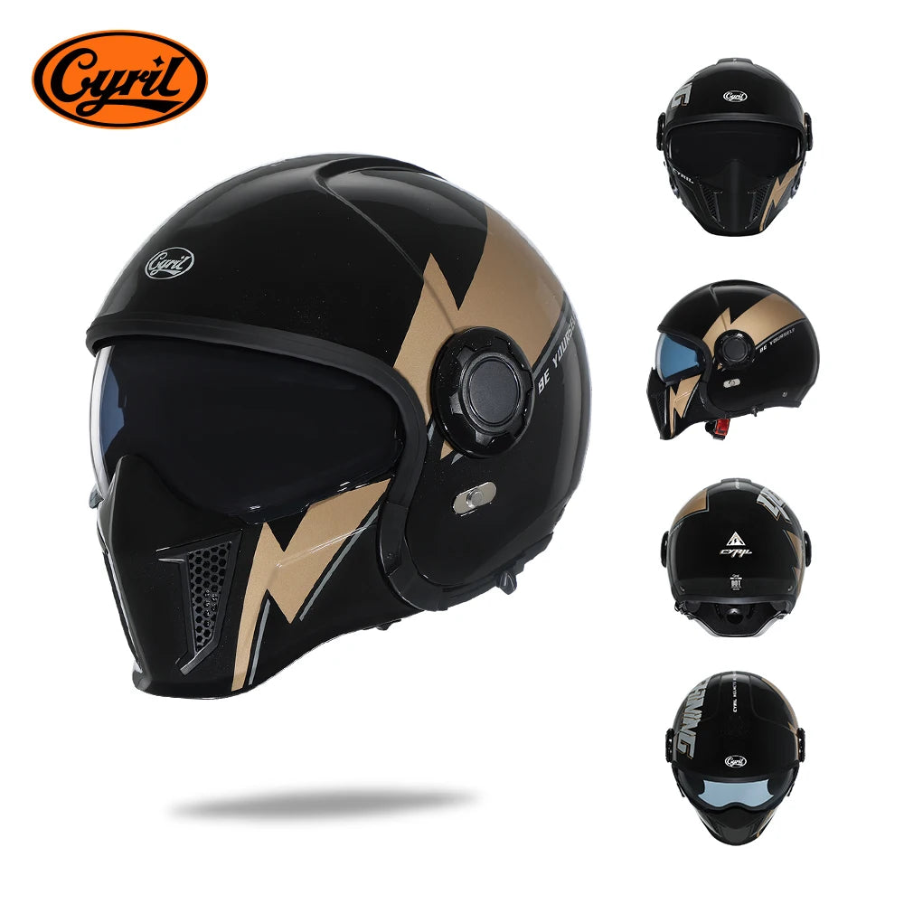Lightweight Convertible Full Face Helmet for Electric Scooters
