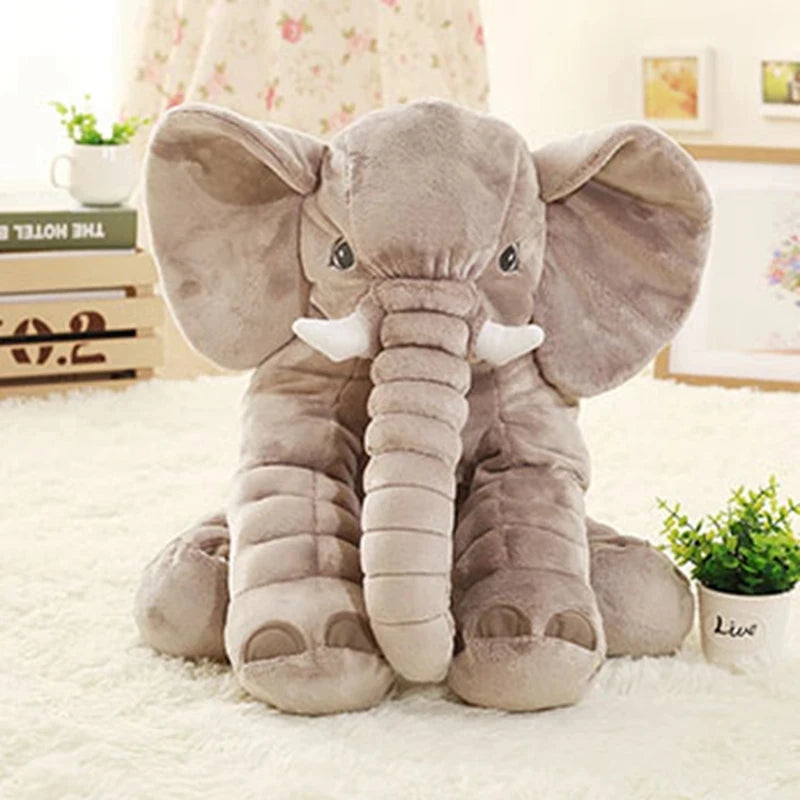 40cm Soft Elephant Plush Toy | Adorable Baby Pillow Decoration