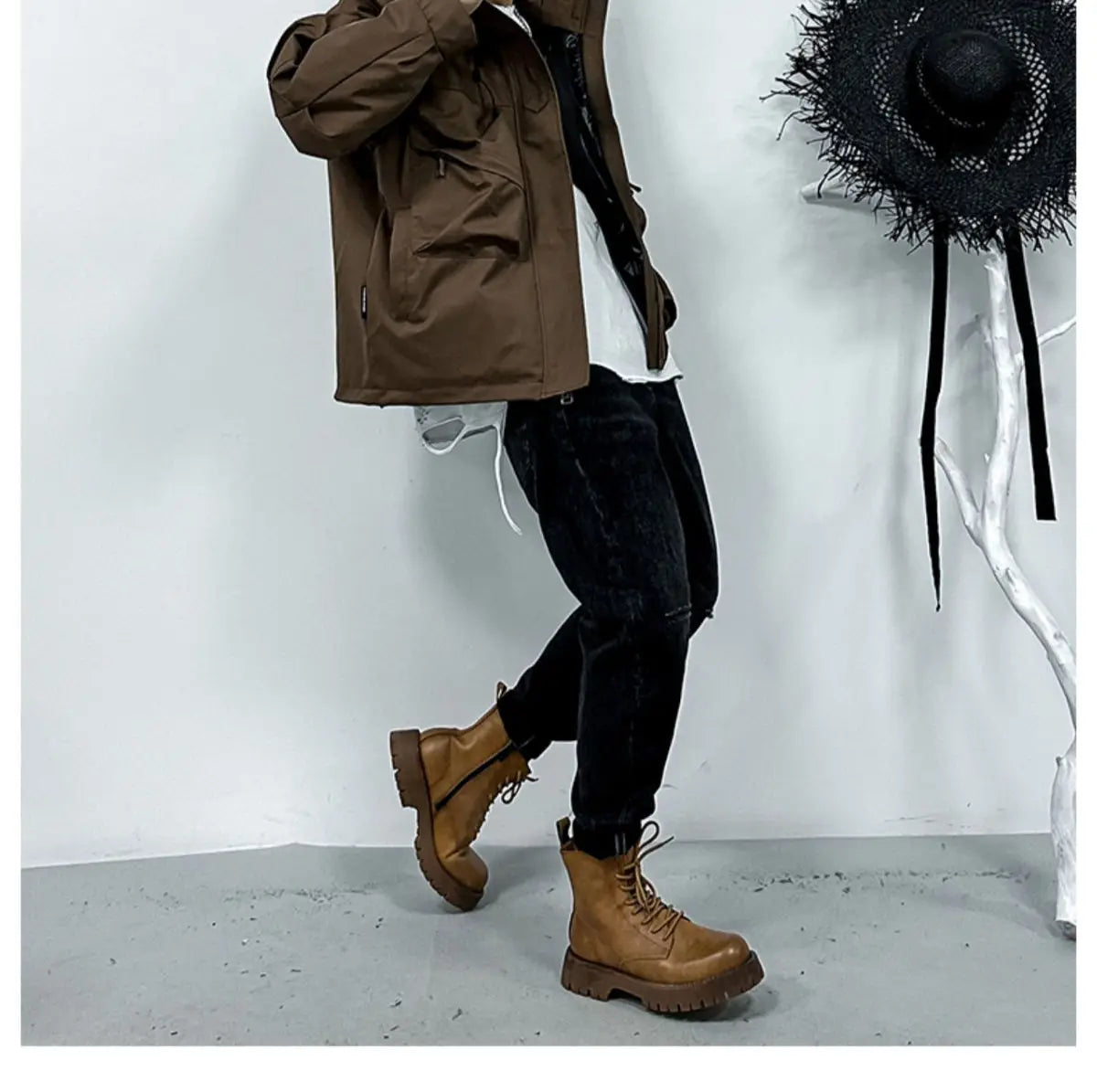 Men's Casual Hooded Parka | Warm Multi-Pocket Winter Jacket