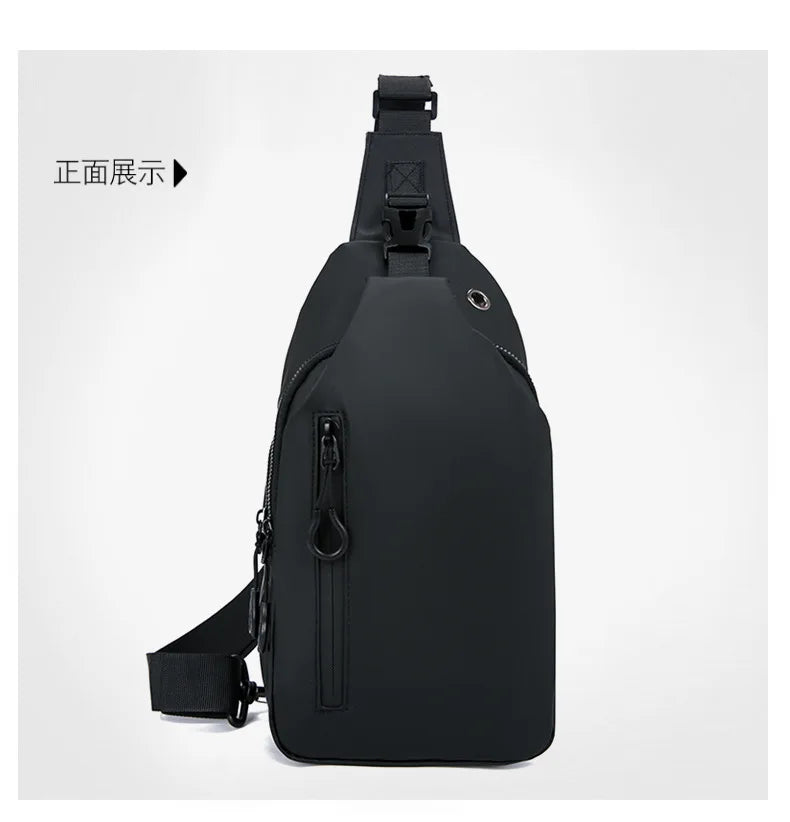 Stylish Men's Chest Bag | Casual One Shoulder Crossbody Design