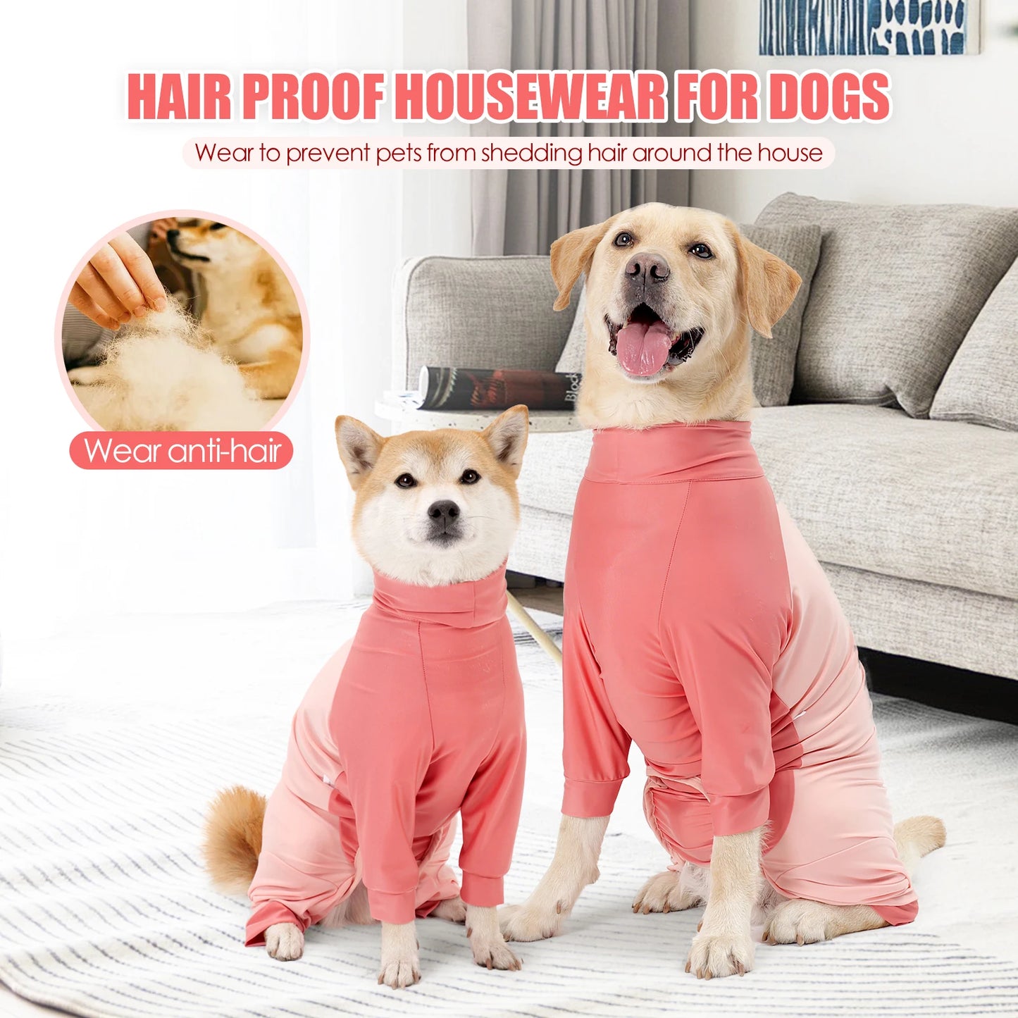 Comfortable Dog Pajamas | Anti-Hair Loss Cotton Jumpsuit