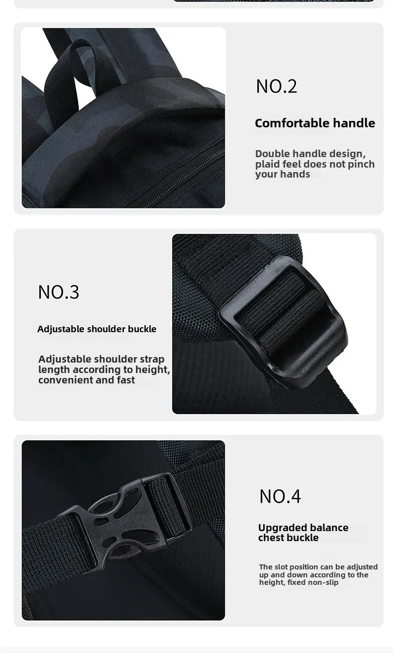 Camouflage School Backpack for Teens | Waterproof Student Bag