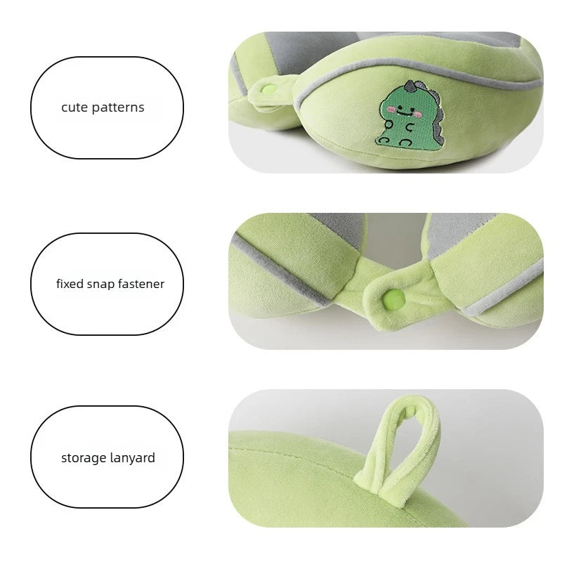 Cute U-Shaped Neck Pillow | Travel & Office Cervical Support
