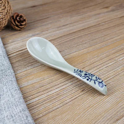 Japanese-Style Ceramic Multi-Function Spoon | Retro Kitchenware
