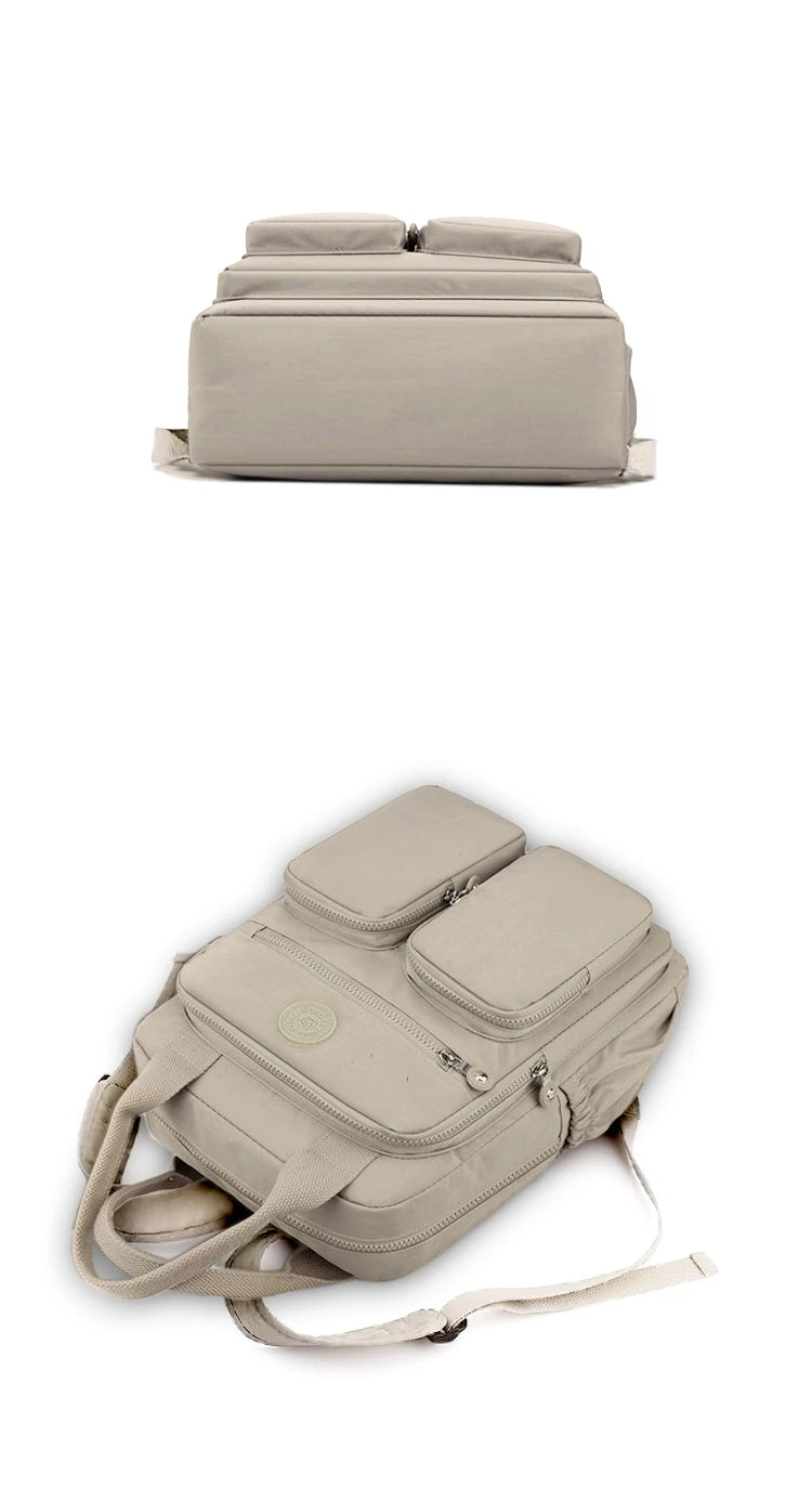 Stylish Multi-Pocket Waterproof Backpack for Women | Travel & School