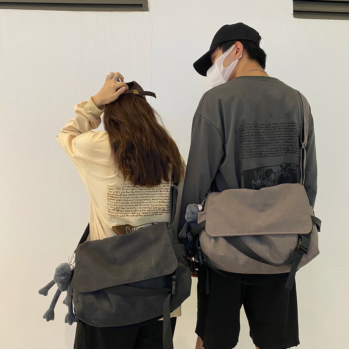 Men's Adjustable Nylon Messenger Bag | Versatile Hobo Crossbody