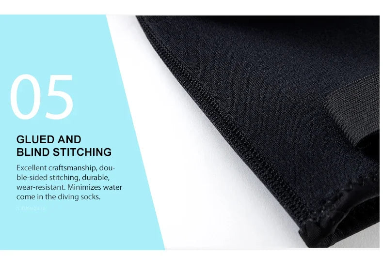 3mm Neoprene Diving Socks | Warm Non-Slip Surf & Swim Shoes