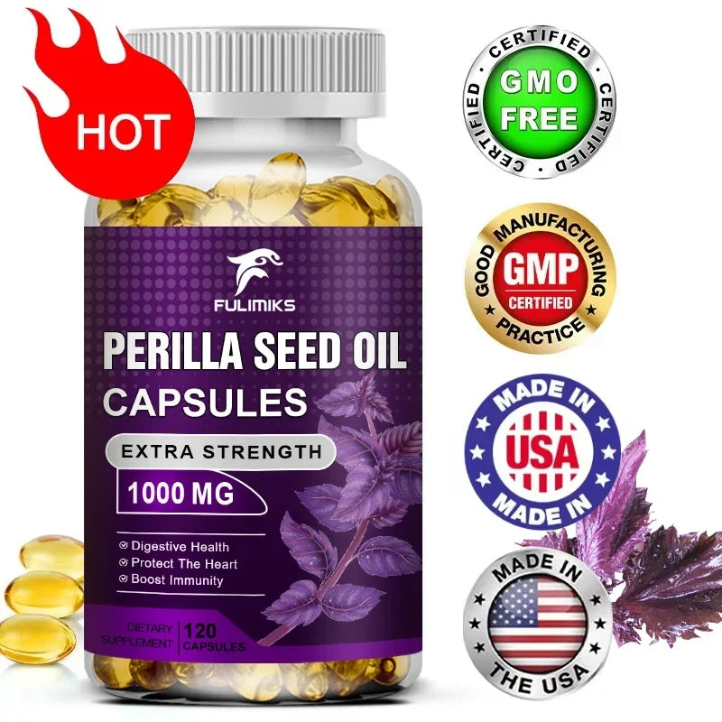 Perilla Seed Oil Capsules | Natural Allergy Relief & Immune Support