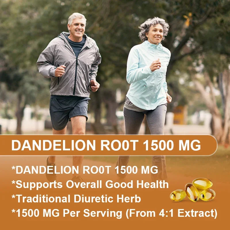 Dandelion Supplement for Liver & Kidney Health Support