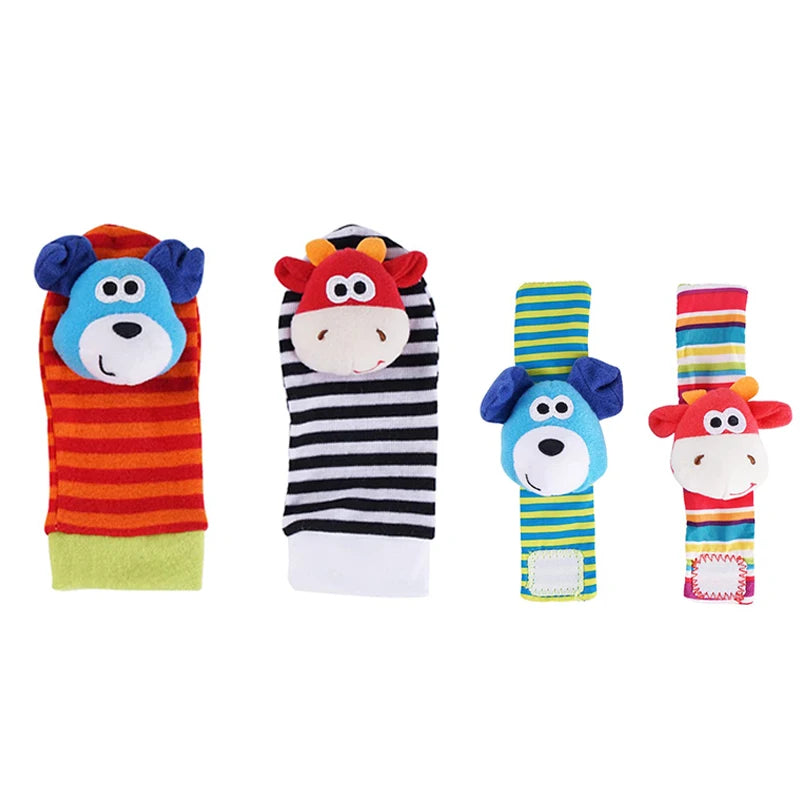 Cute Baby Rattle Socks Set for Infants | Fun and Safe Toys