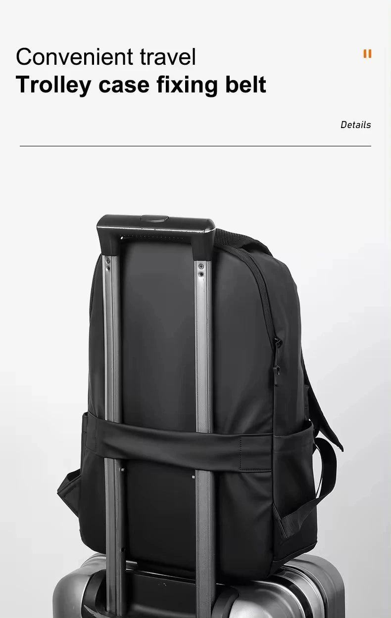 Stylish PU Leather Backpack for Men | Versatile School & Laptop Bag