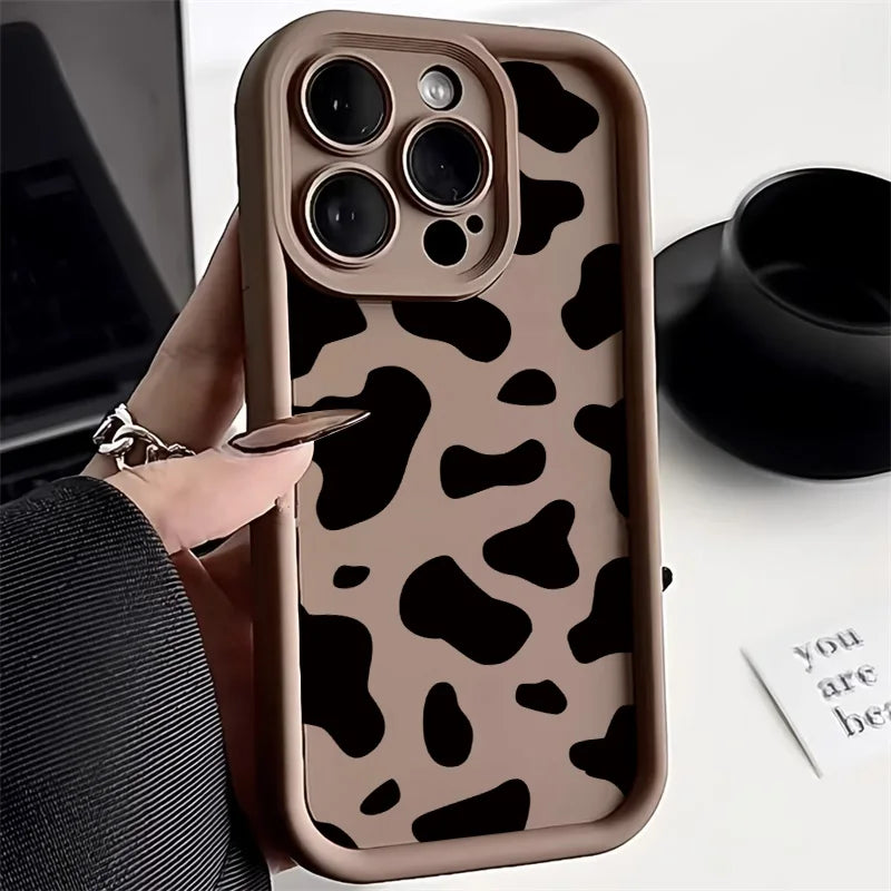 Leopard Printed Soft TPU Phone Case | Shockproof & Stylish