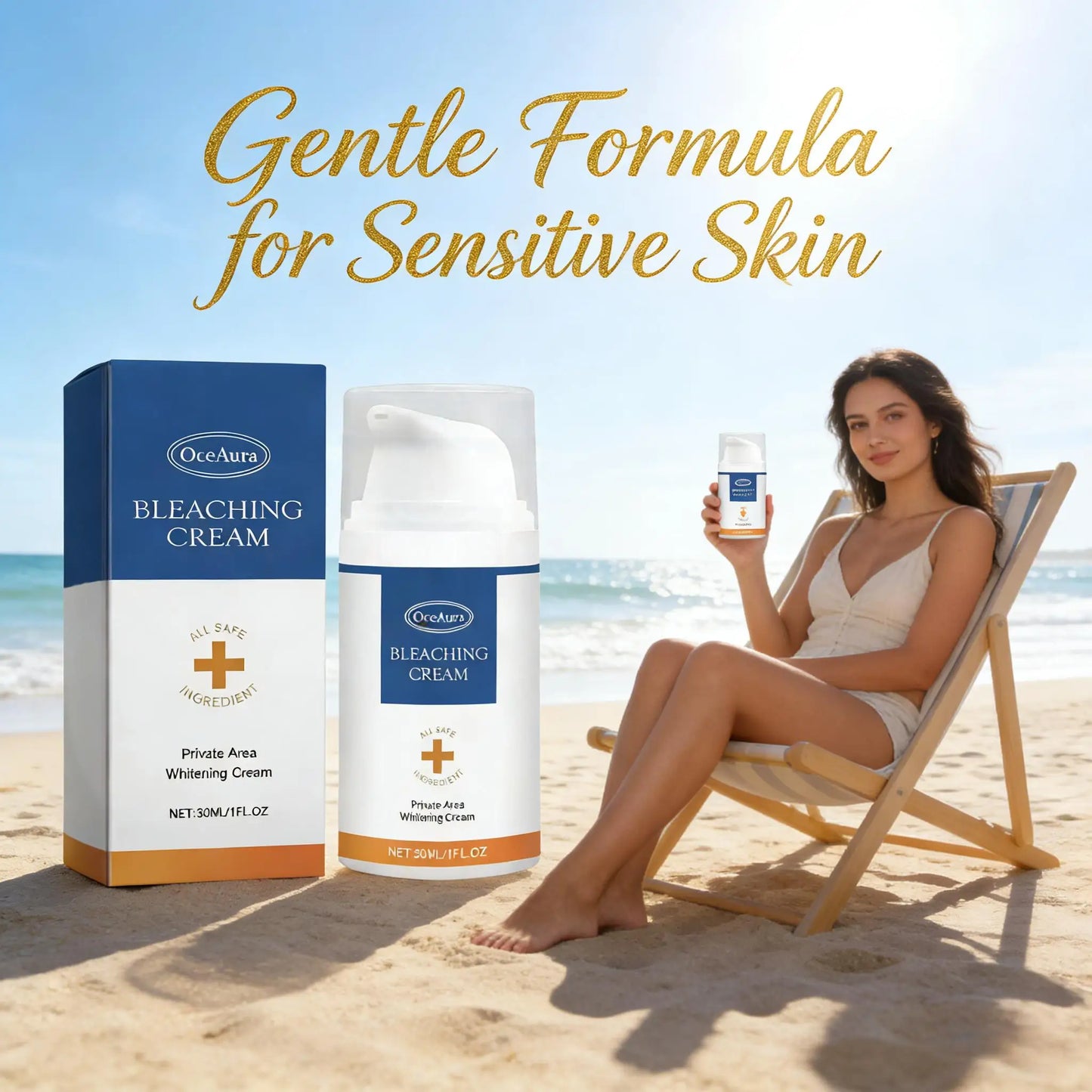 Brightening Cream for Intimate Areas | Moisturizing Skin Care Lotion