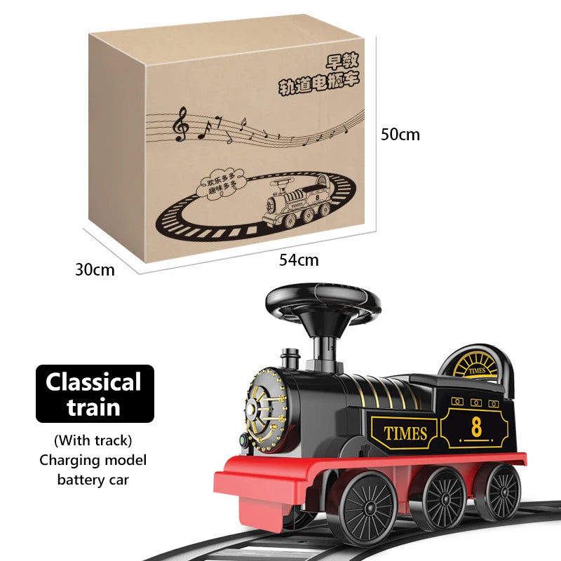 Electric Train Kids Riding Toy | Fun Railway Ride-on for Kids