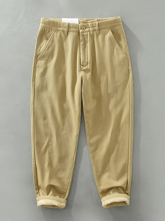 100% Cotton Casual Chino Pants for Men | Stylish Loose Fit Joggers