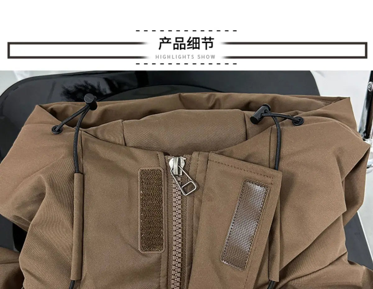 Men's Casual Hooded Parka | Warm Multi-Pocket Winter Jacket