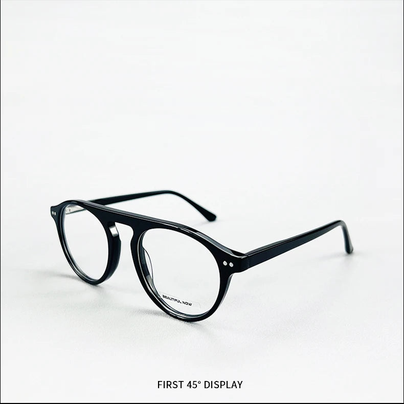 Unisex Rectangle Eyeglass Frames with UV Protection | Stylish and Versatile