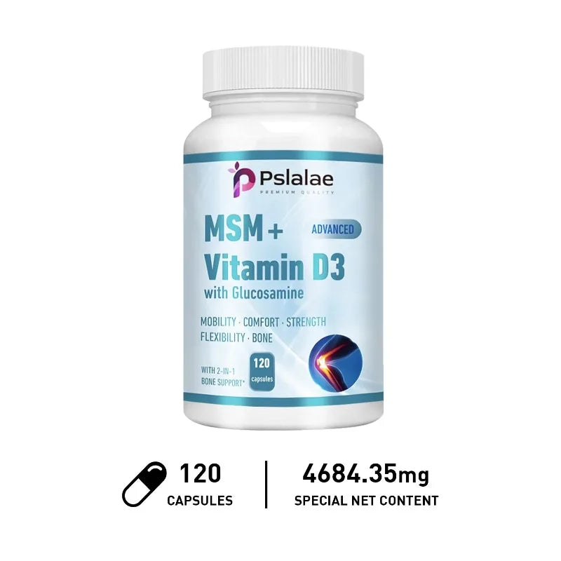 MSM + Vitamin D3 with Glucosamine - Joint Support Supplement