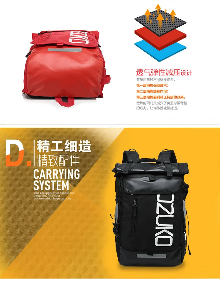 Large Water Repellent Backpack for Men | Stylish Travel Schoolbag
