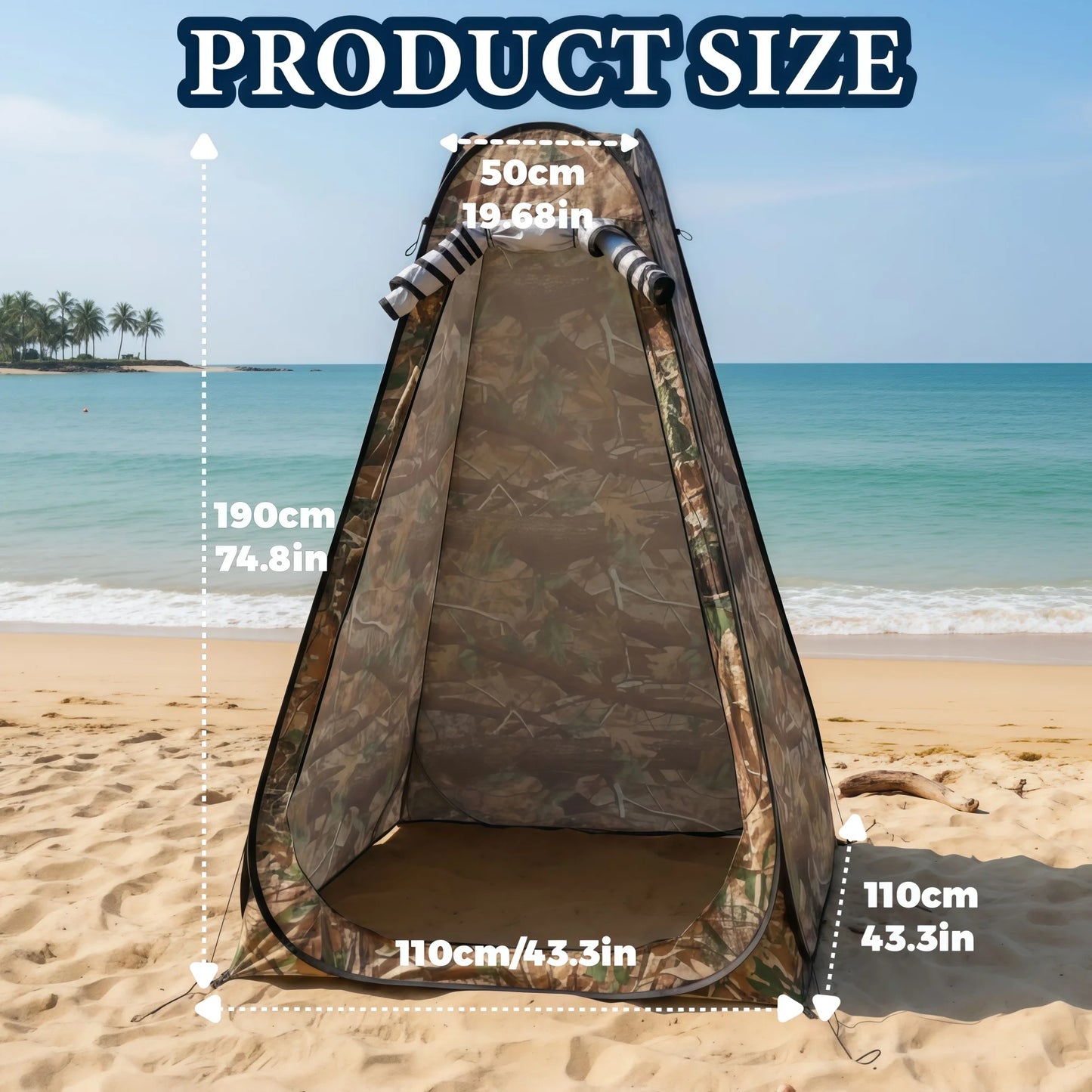 Portable Pop-Up Privacy Tent | Outdoor Shower & Toilet Shelter