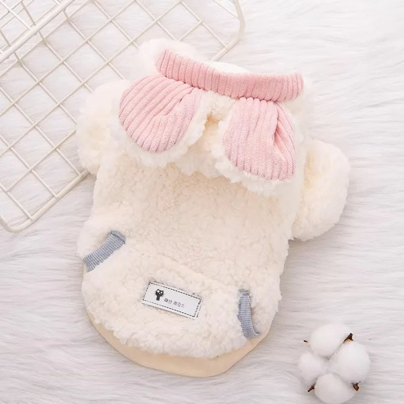 Thickened Fluffy Cotton Coat for Kittens | Warm Winter Jacket