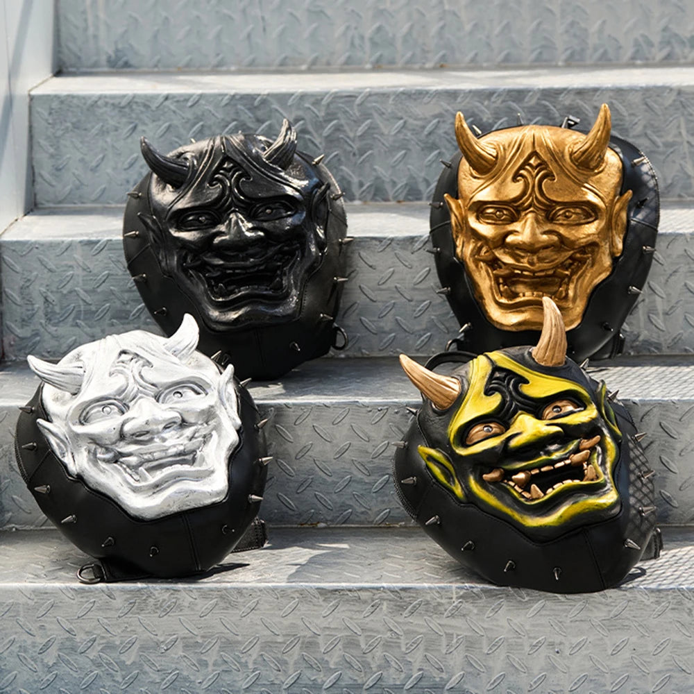 Personalized 3D Mask Shaped Backpack | Unique Fashion Statement Bag