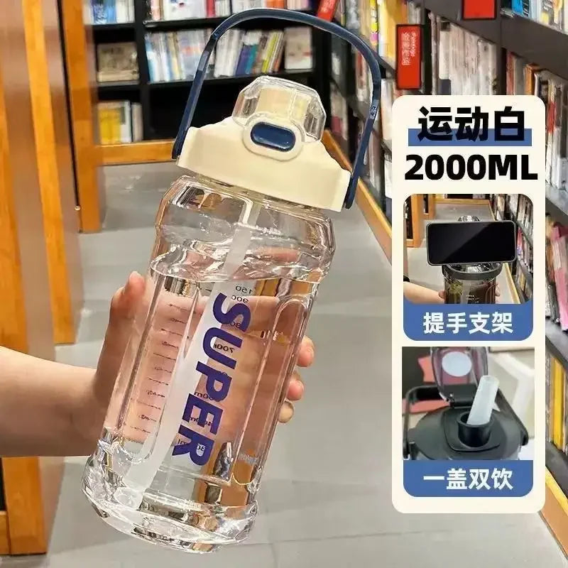 Large Capacity Leakproof Sports Water Bottle for Fitness & Travel