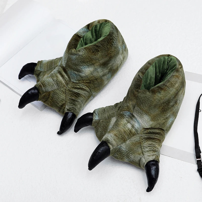 Fluffy Bigfoot Bear Paw Slippers | Cozy Unisex Indoor Slides