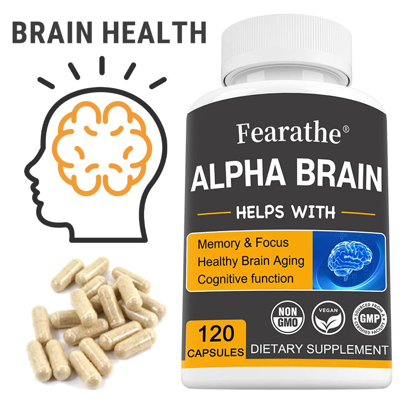Nootropic Brain Supplement for Memory & Mental Clarity
