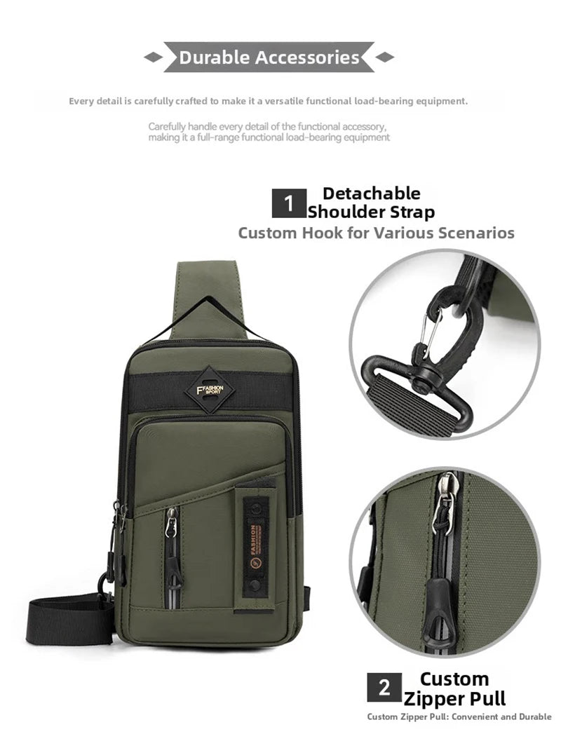 Multi-Functional Outdoor Chest Bag | Versatile Sling Shoulder Bag