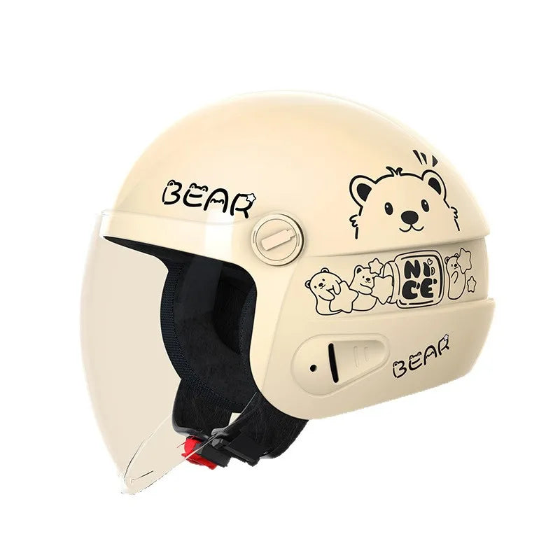 Casco Clásico Retro de Motocicleta Tipo Jet | Equipo de Seguridad Definitivo para Ciclistas