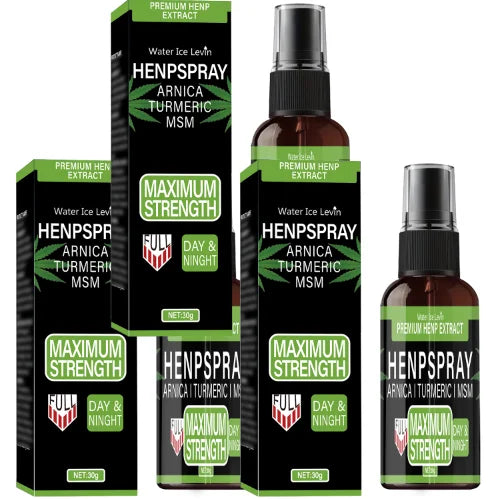 Premium Hemp Spray Extract with Arnica & Turmeric | Powerful Relief
