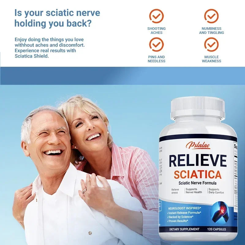 Natural Sciatica Relief Capsules for Joint & Nerve Health