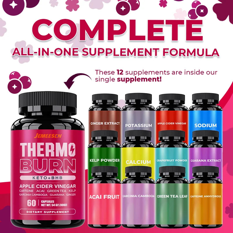 BHB Dietary Capsules for Fat Burning & Metabolism Boost