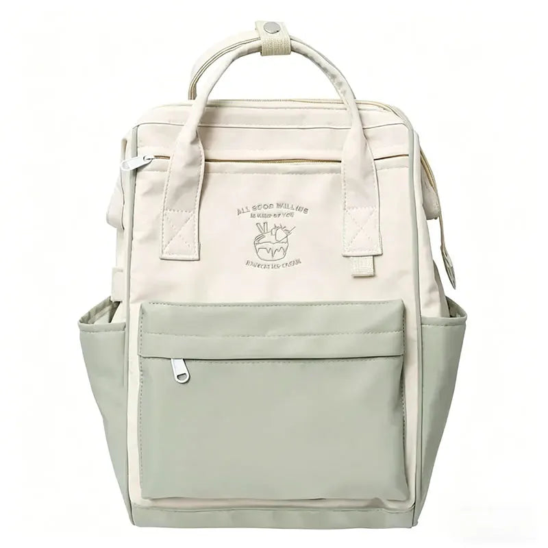 Waterproof Color Matching Backpack | Large Capacity Travel Bag